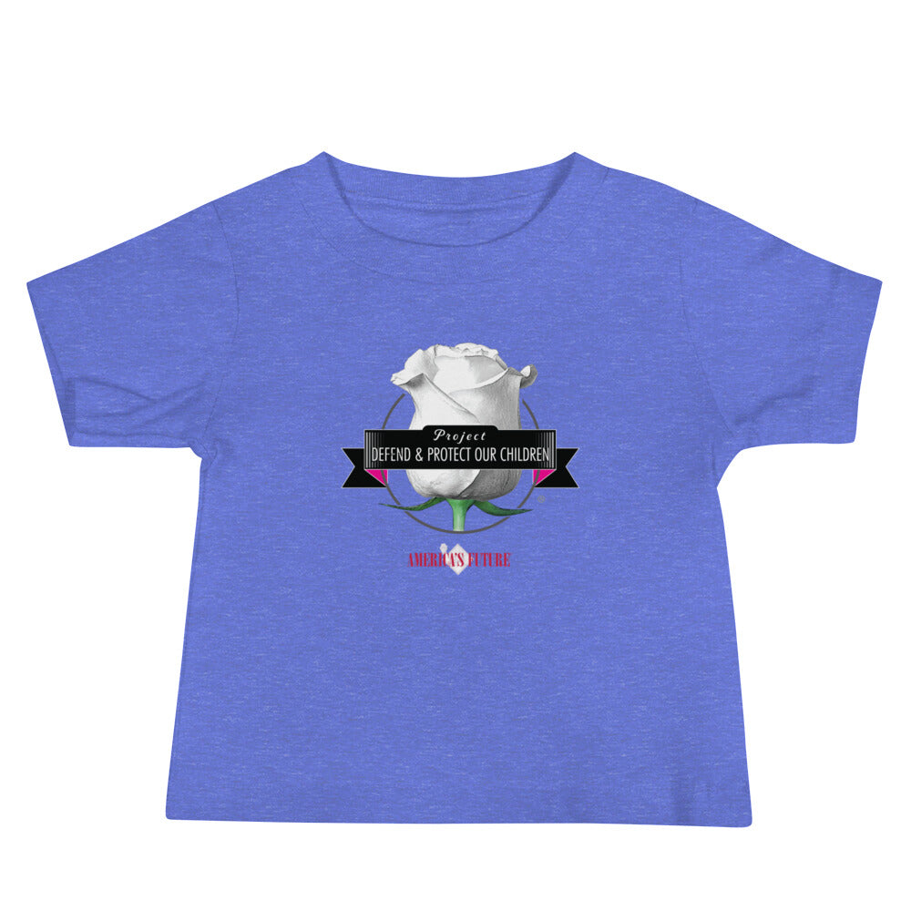 Project Defend & Protect Our Children Baby Tee | Advocacy & Awareness Infant Shirt