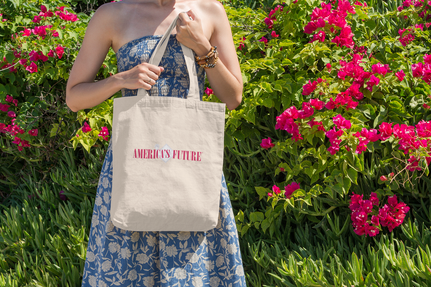 America’s Future Eco Tote Bag | Patriotic Sustainable Carryall