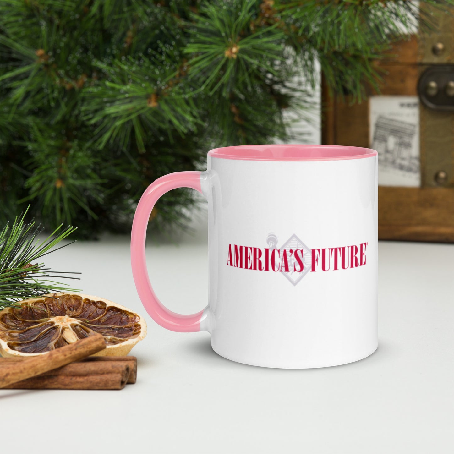 America’s Future Color Inside Mug | Patriotic Coffee Cup