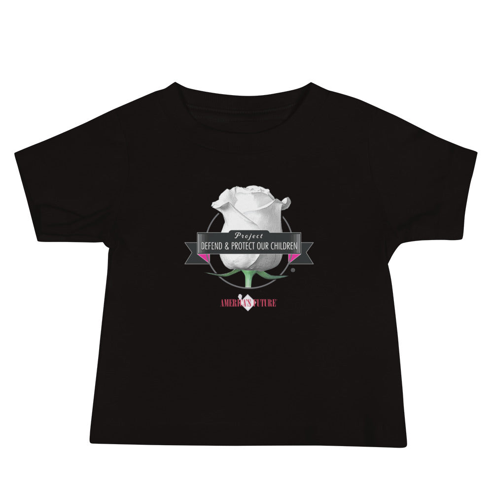 Project Defend & Protect Our Children Baby Tee | Advocacy & Awareness Infant Shirt