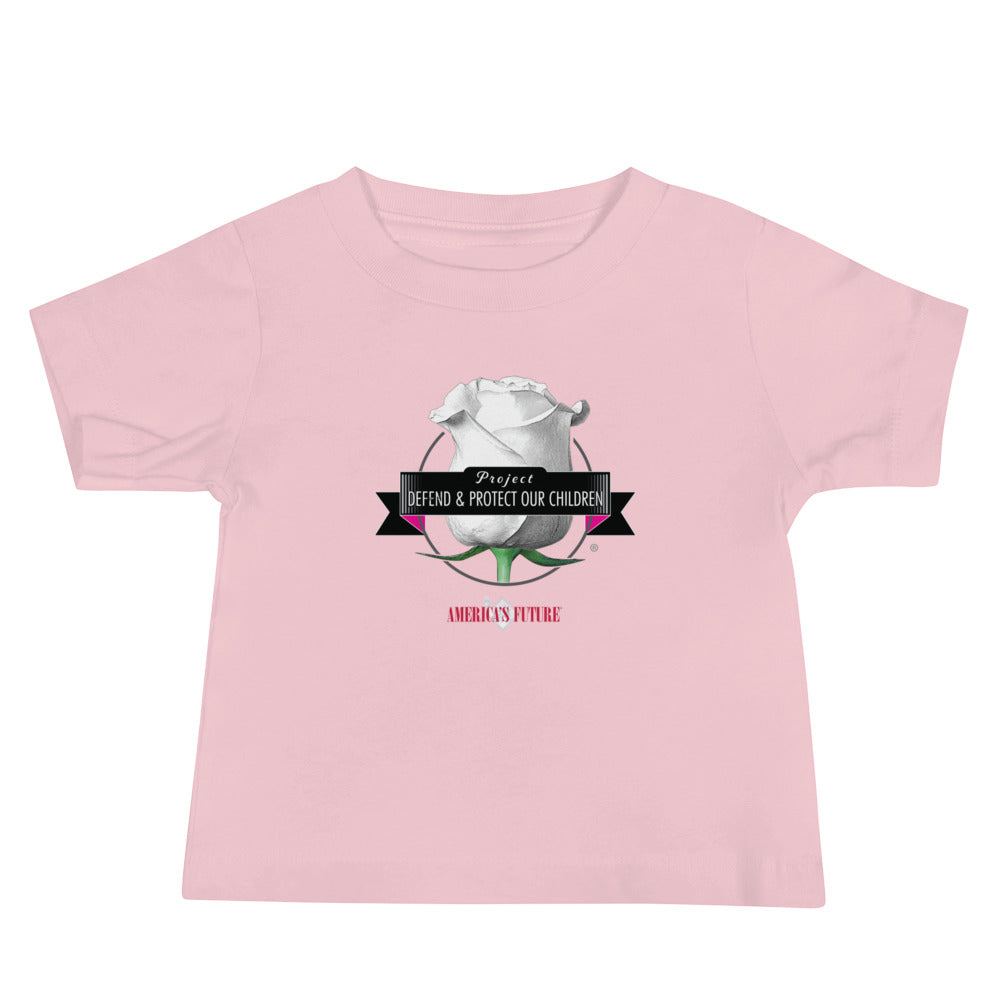 Project Defend & Protect Our Children Baby Tee | Advocacy & Awareness Infant Shirt