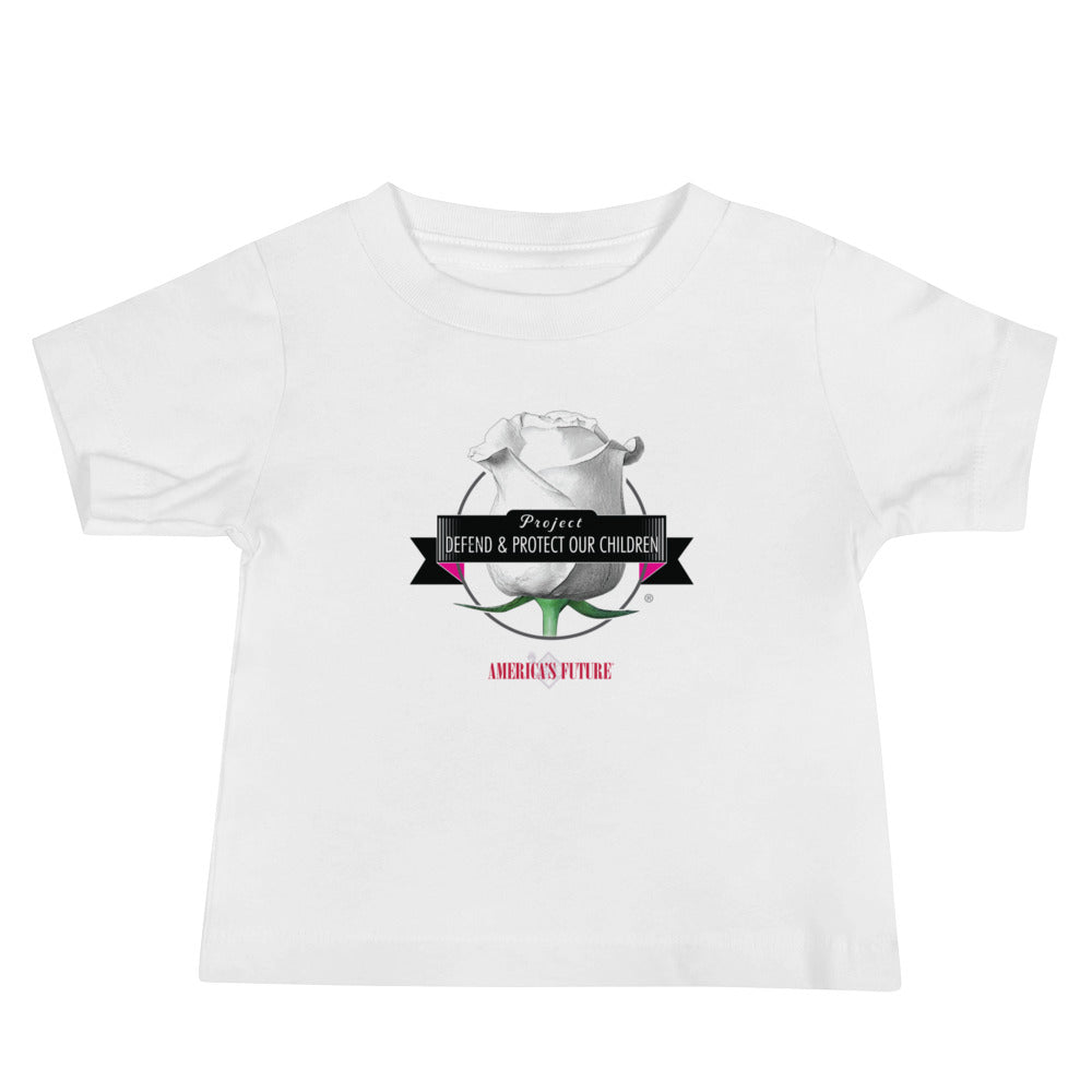 Project Defend & Protect Our Children Baby Tee | Advocacy & Awareness Infant Shirt