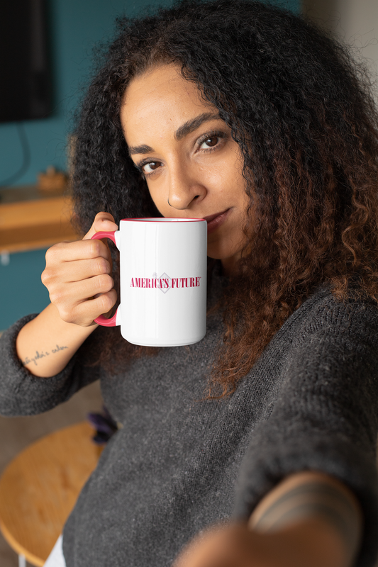 America’s Future Color Inside Mug | Patriotic Coffee Cup