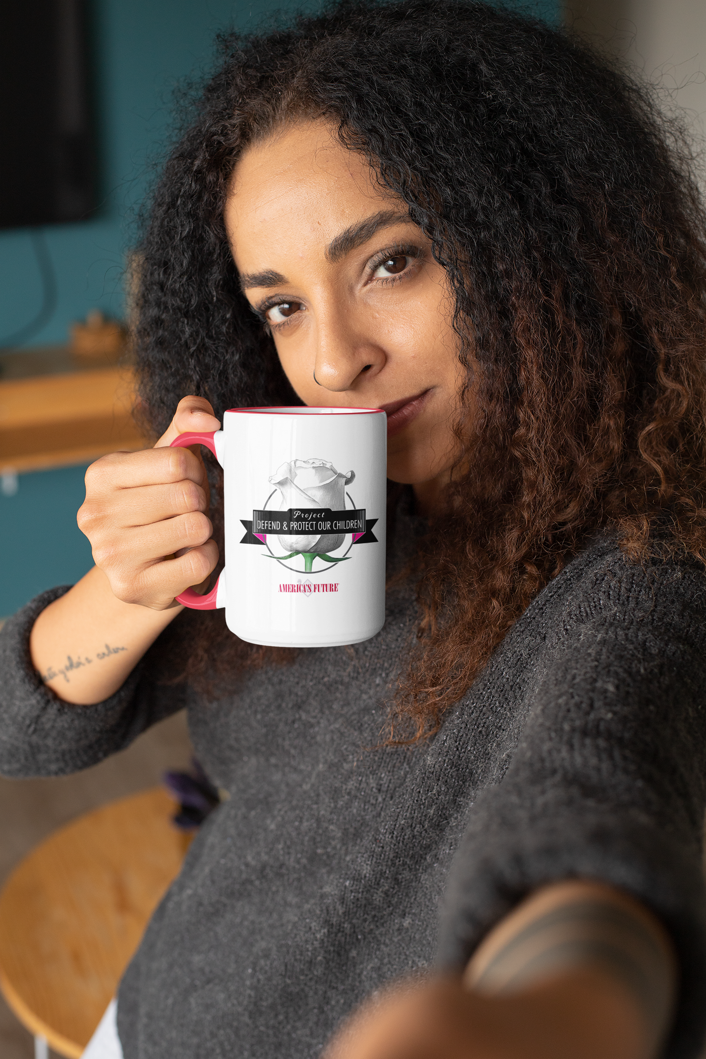 Project Defend & Protect Our Children Mug | Awareness & Advocacy Coffee Cup
