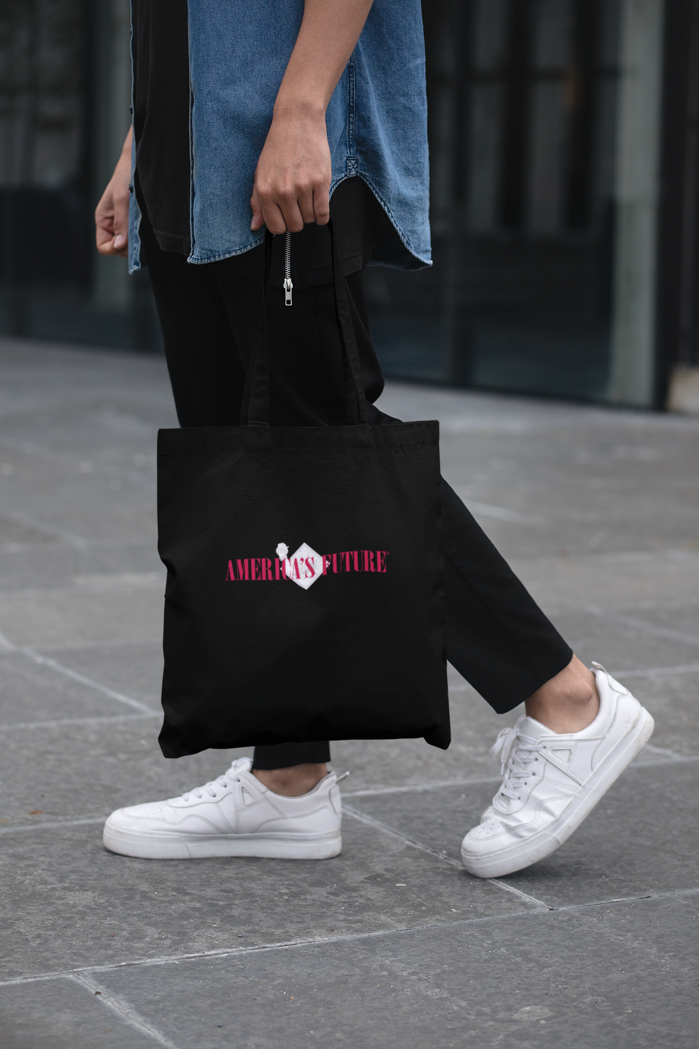 America’s Future Eco Tote Bag | Patriotic Sustainable Carryall