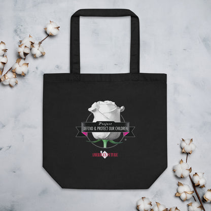 Project Defend & Protect Our Children Eco Tote Bag | Awareness & Advocacy Bag