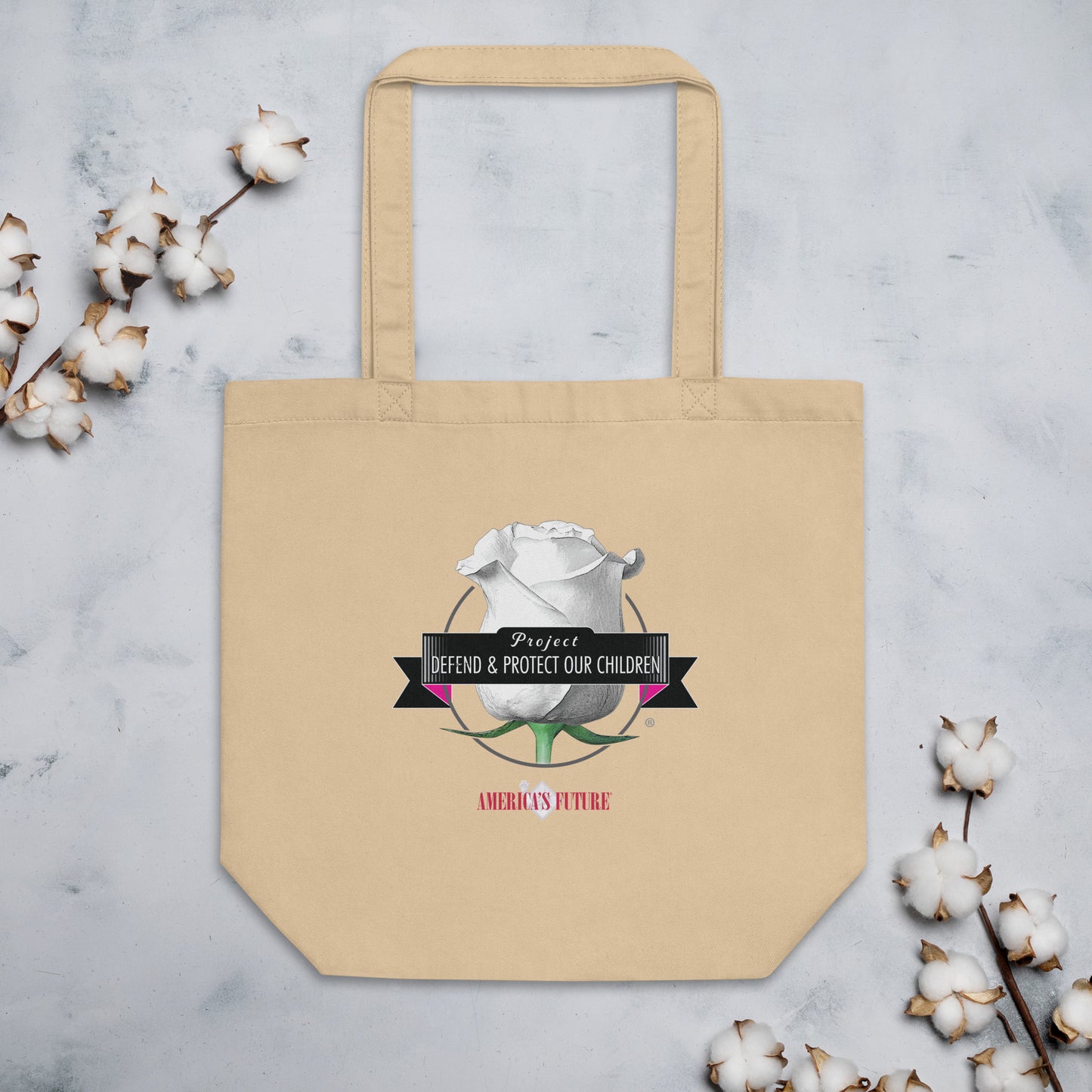 Project Defend & Protect Our Children Eco Tote Bag | Awareness & Advocacy Bag