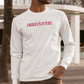 America’s Future Men's Long Sleeve Tee | Patriotic Freedom Shirt