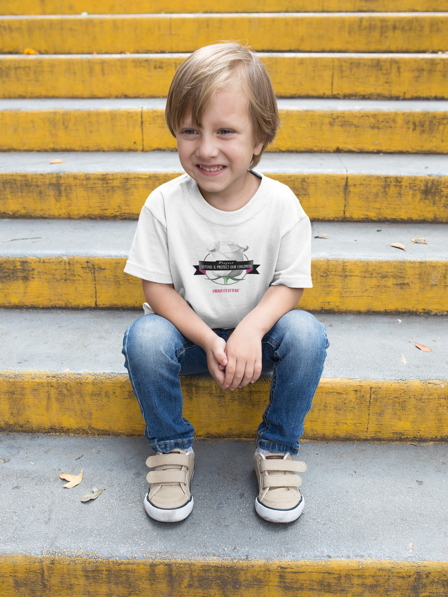 Project Defend & Protect Our Children Youth T-Shirt | Advocacy & Awareness Kids Tee
