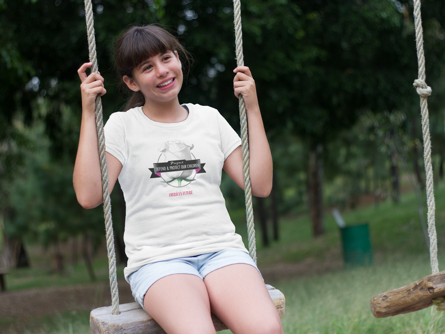 Project Defend & Protect Our Children Youth T-Shirt | Advocacy & Awareness Kids Tee