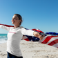 America’s Future Men's Long Sleeve Tee | Patriotic Freedom Shirt