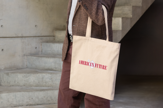 America’s Future Eco Tote Bag | Patriotic Sustainable Carryall
