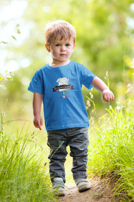 Project Defend & Protect Our Children Baby Tee | Advocacy & Awareness Infant Shirt