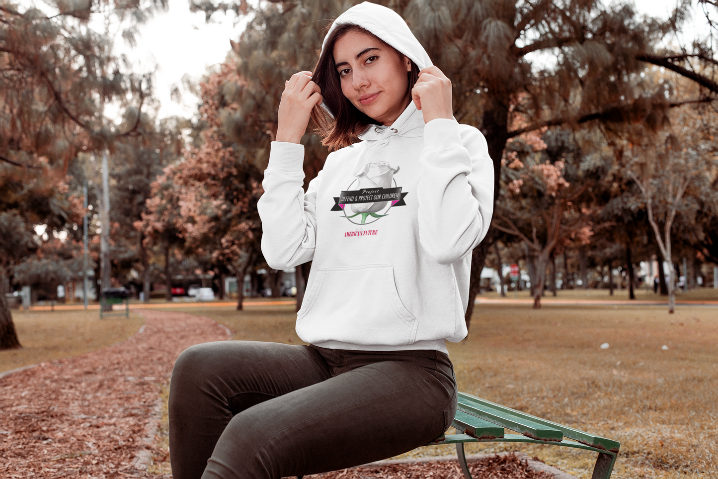 Project Defend & Protect Our Children Women’s Hoodie | Awareness & Advocacy Sweatshirt