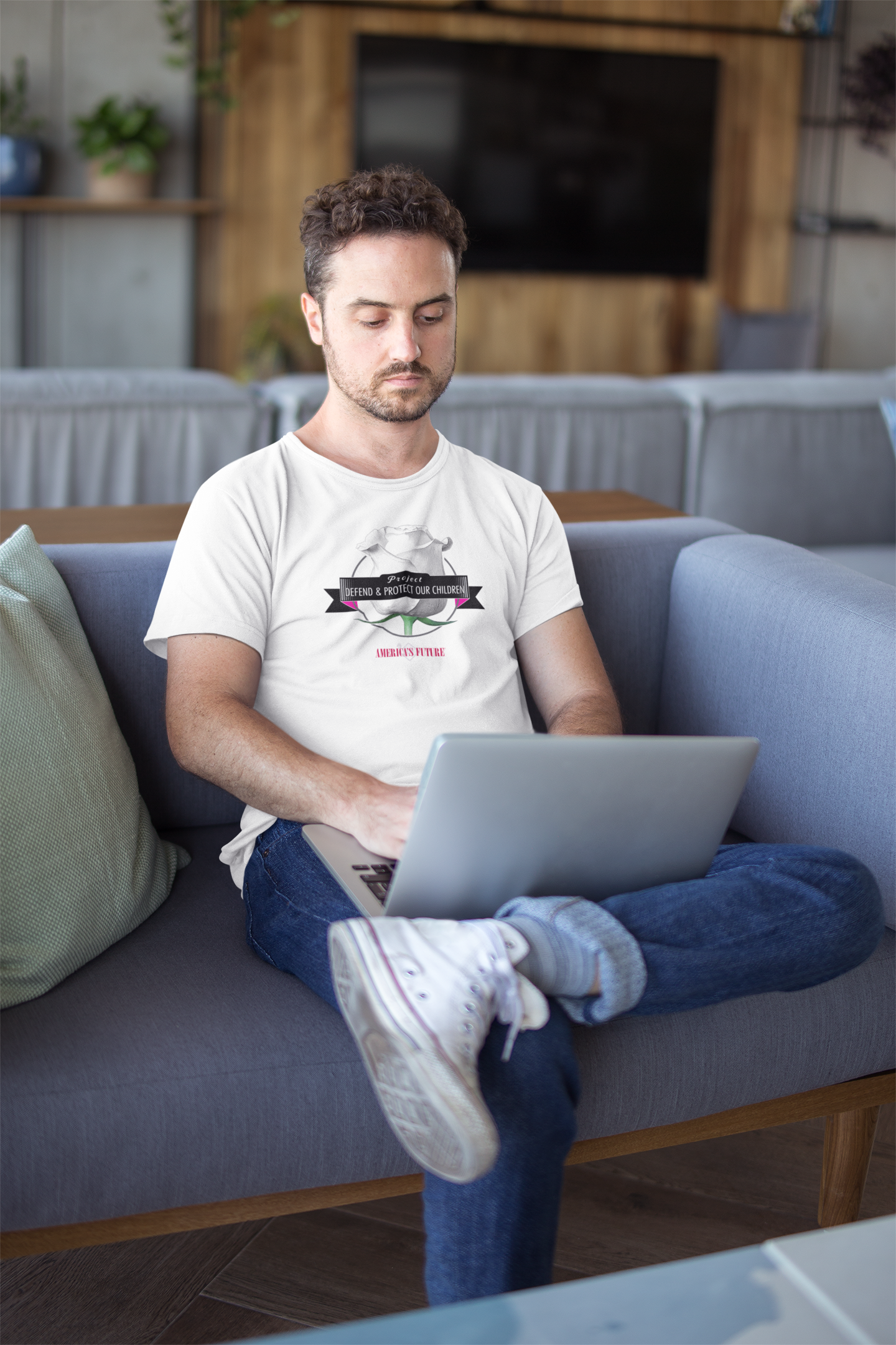 Project Defend & Protect Our Children Men's T-Shirt | Awareness & Advocacy Tee
