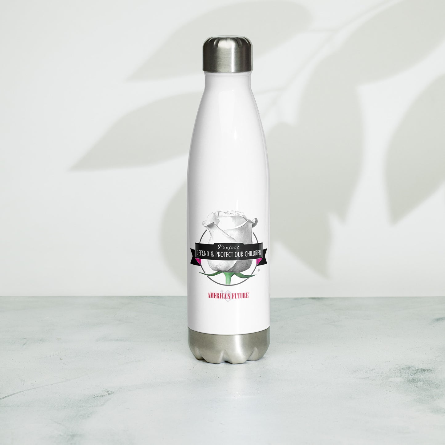 Project Defend & Protect Our Children Stainless Steel Water Bottle | Advocacy & Awareness Gift