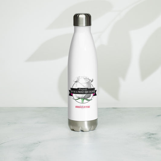 Project Defend & Protect Our Children Stainless Steel Water Bottle | Advocacy & Awareness Gift