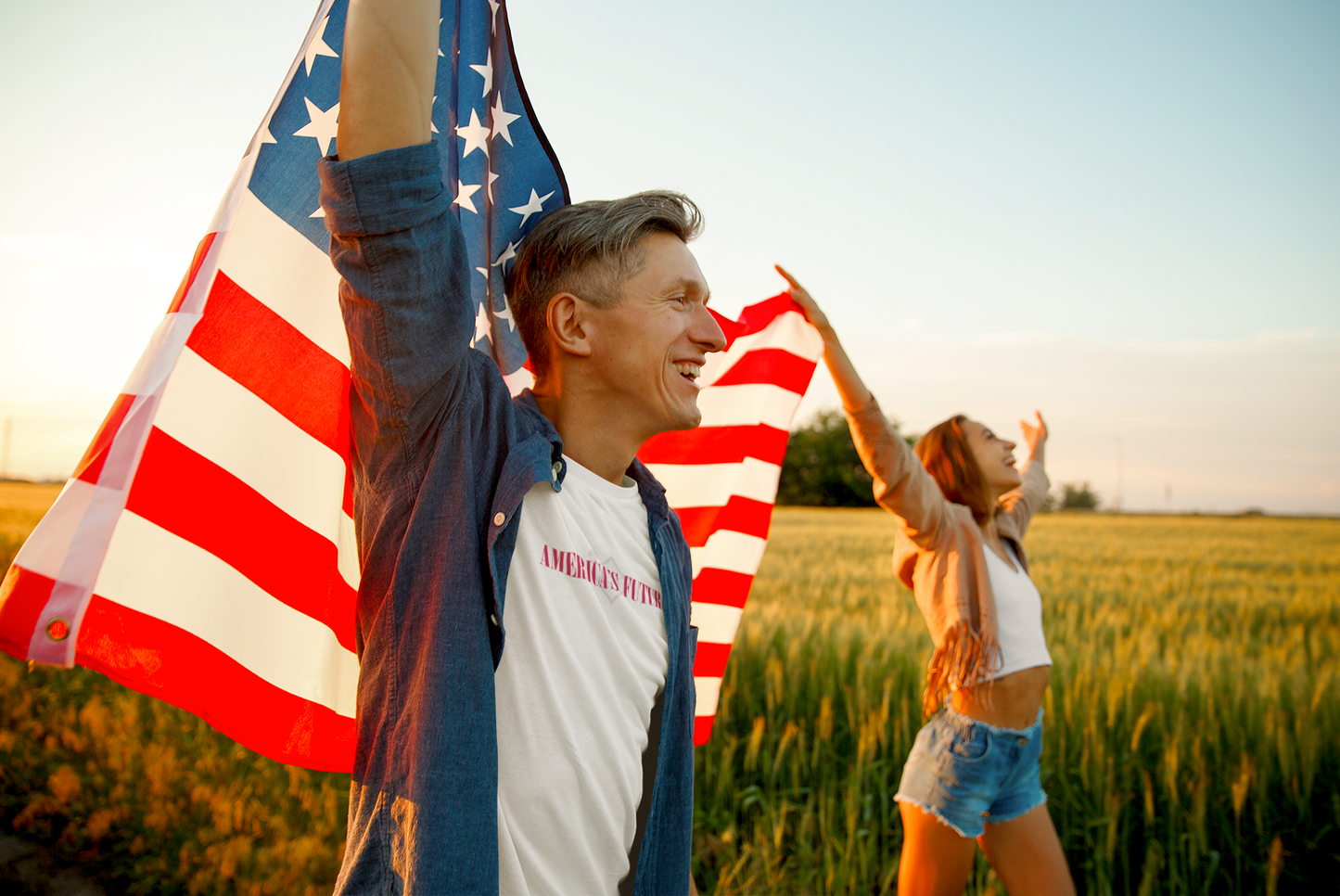 America’s Future Unisex T-Shirt | Patriotic Freedom Tee