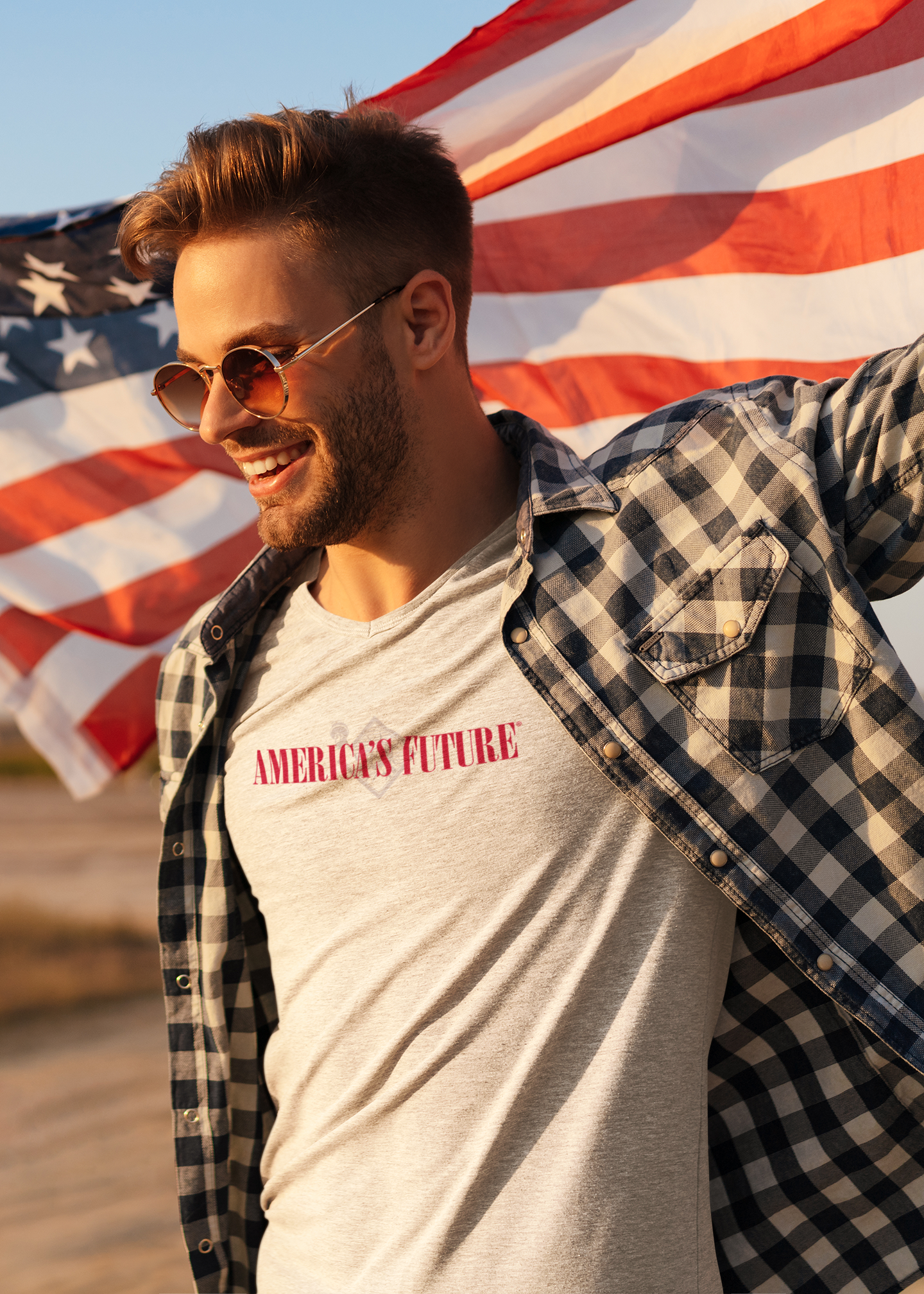 America’s Future Unisex T-Shirt | Patriotic Freedom Tee