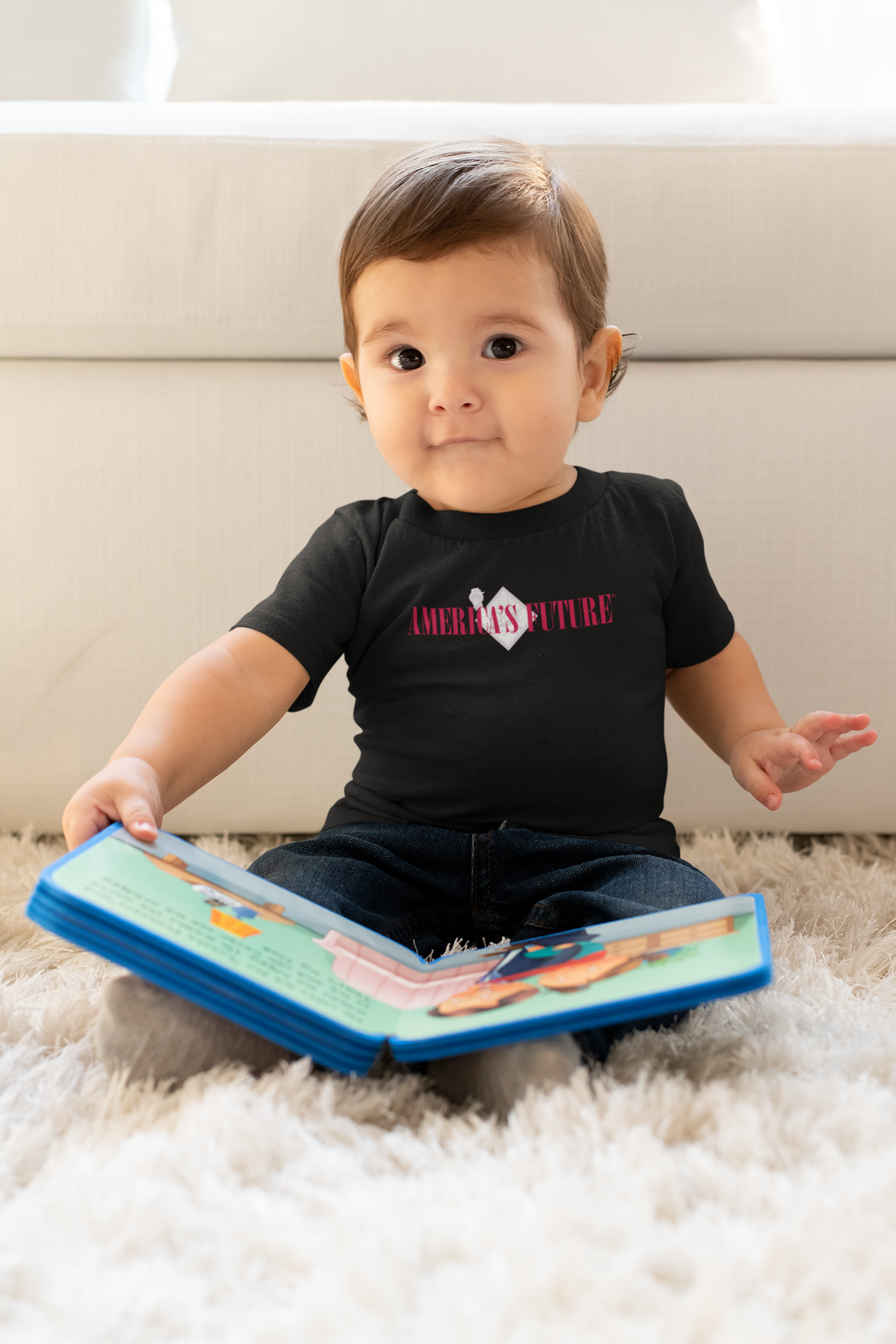 America’s Future Baby Tee | Patriotic Infant Jersey T-Shirt