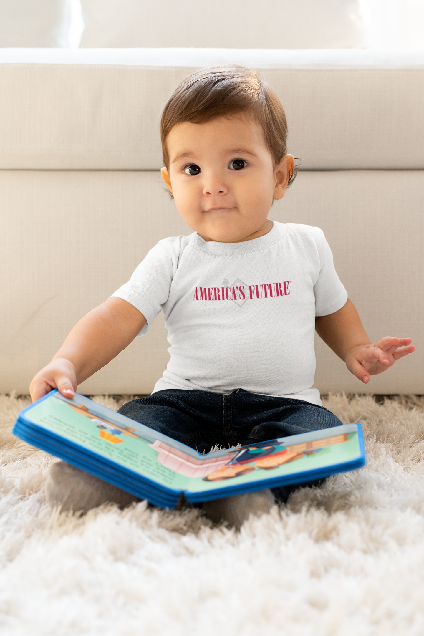 America’s Future Baby Tee | Patriotic Infant Jersey T-Shirt