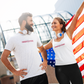 America's Future Women’s Racerback Tank | Patriotic & Conservative Workout Shirt