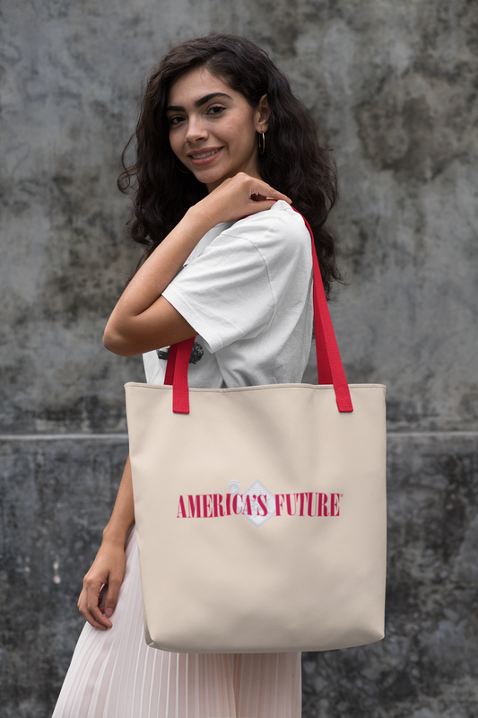 America’s Future Tote Bag | Patriotic Everyday Carry | Durable Canvas Tote