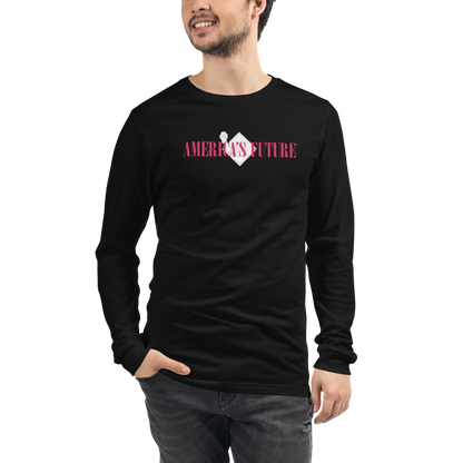 America’s Future Men's Long Sleeve Tee | Patriotic Freedom Shirt