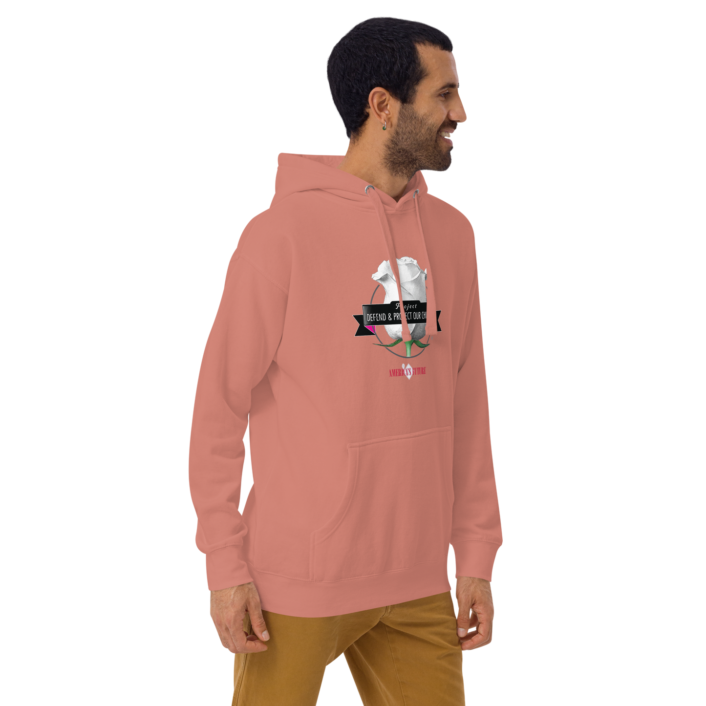 Project Defend & Protect Our Children Men's Hoodie | Awareness & Advocacy Sweatshirt
