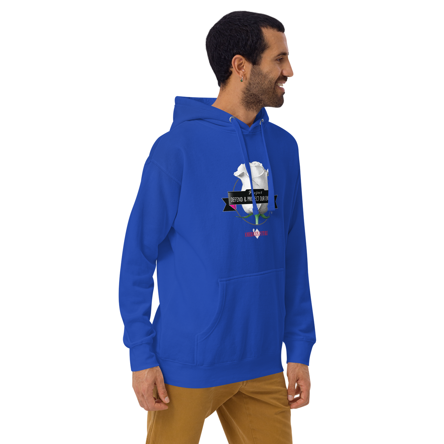 Project Defend & Protect Our Children Men's Hoodie | Awareness & Advocacy Sweatshirt