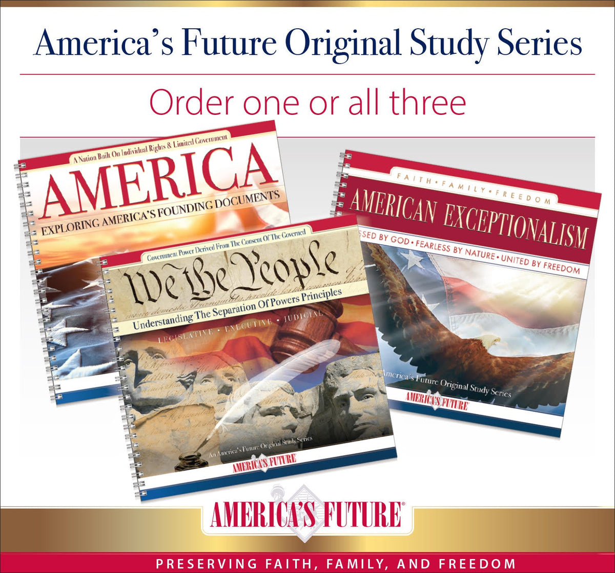 America's Future Original Study Series - All Three Books
