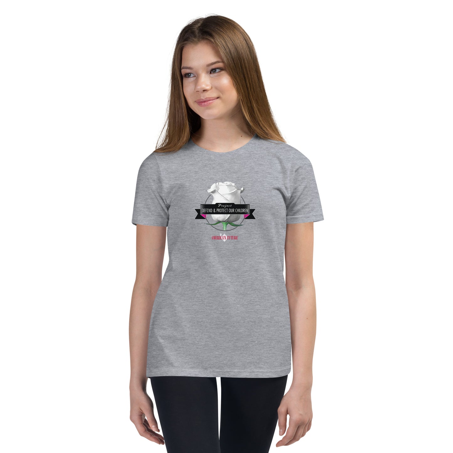 Project Defend & Protect Our Children Youth T-Shirt | Advocacy & Awareness Kids Tee