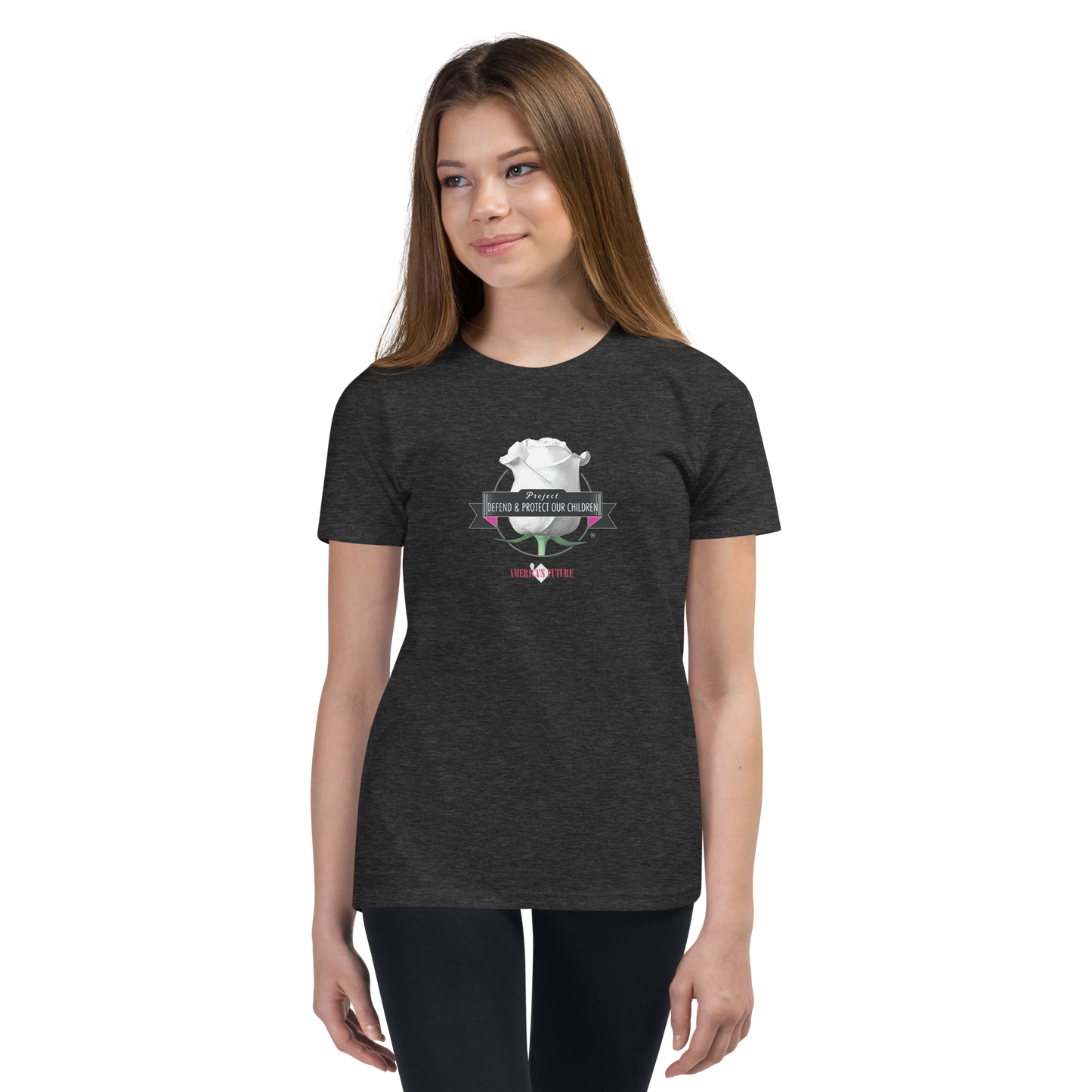 Project Defend & Protect Our Children Youth T-Shirt | Advocacy & Awareness Kids Tee