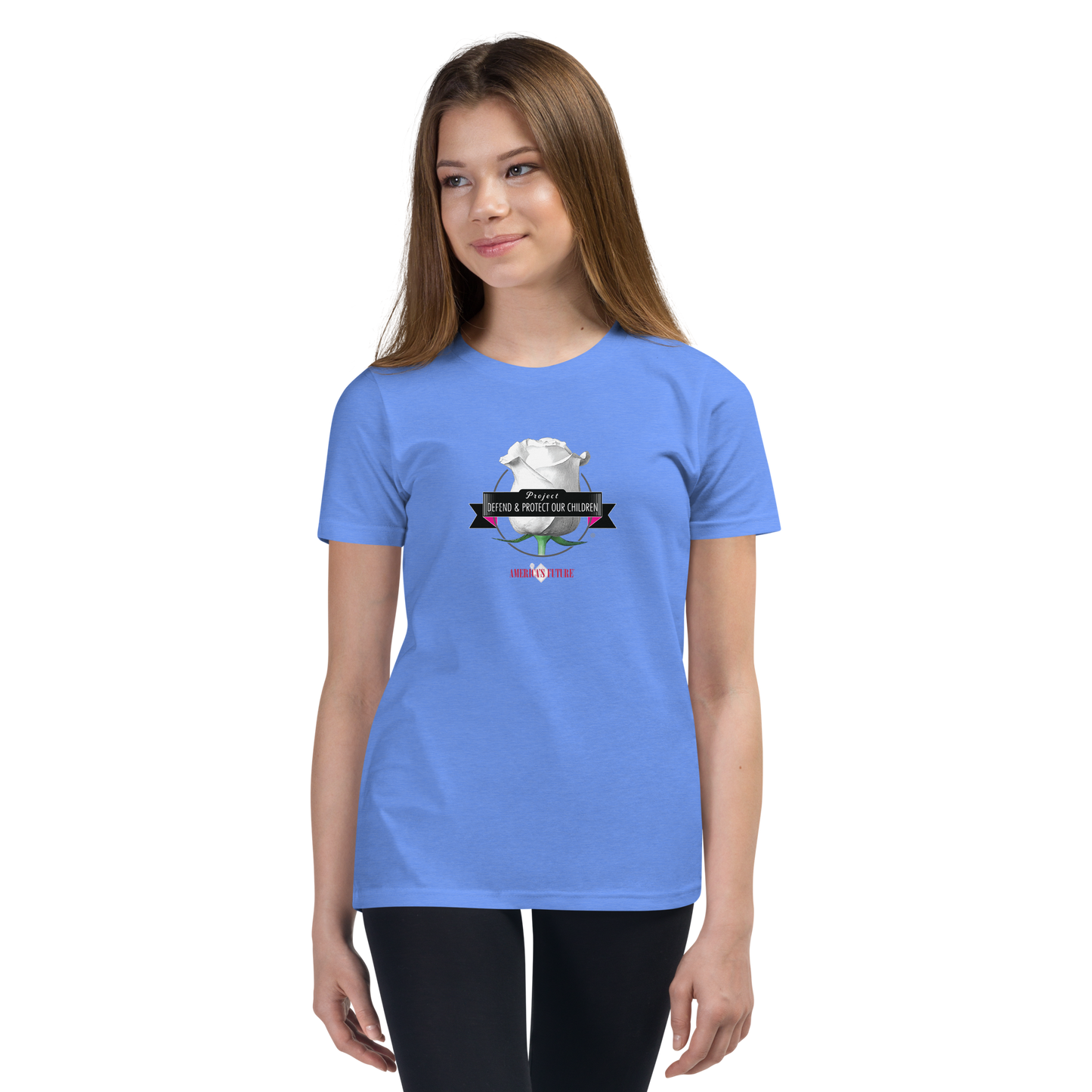Project Defend & Protect Our Children Youth T-Shirt | Advocacy & Awareness Kids Tee