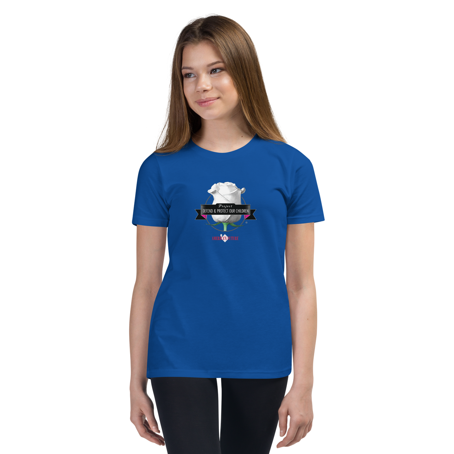 Project Defend & Protect Our Children Youth T-Shirt | Advocacy & Awareness Kids Tee