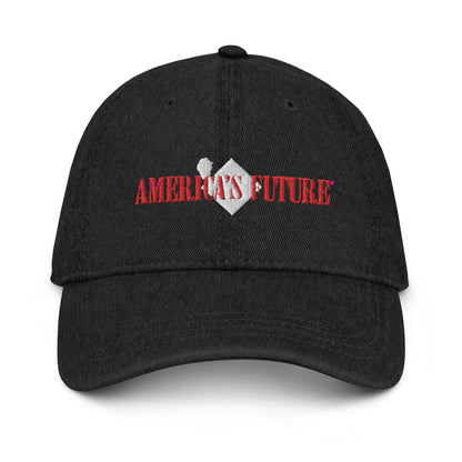 America’s Future Denim Hat | Patriotic Adjustable Cap for Everyday Wear