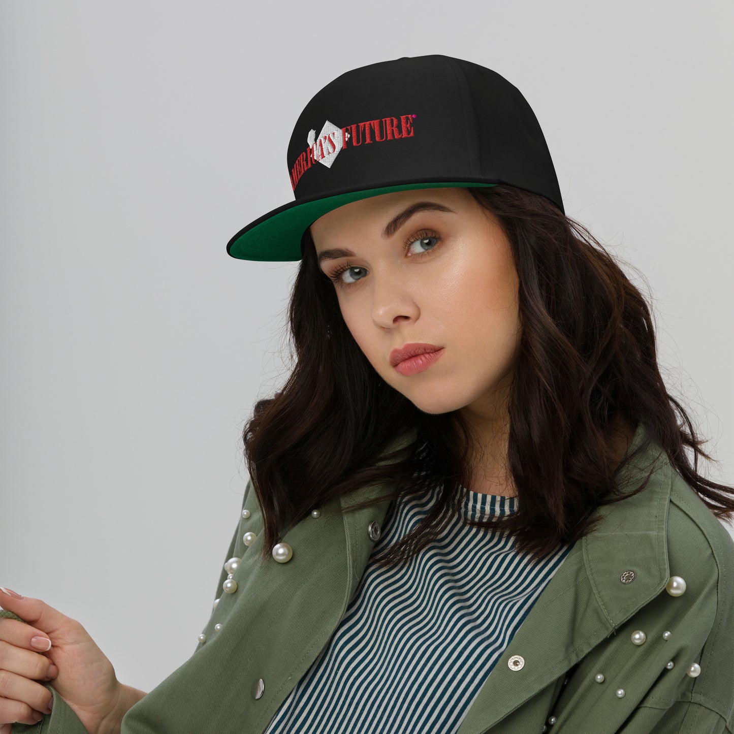 America’s Future Flat Bill Cap | Patriotic Snapback Hat