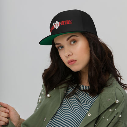America’s Future Flat Bill Cap | Patriotic Snapback Hat
