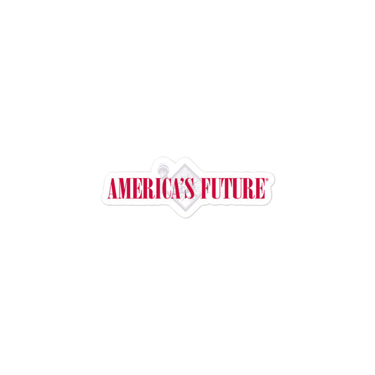 America’s Future Sticker | Patriotic Vinyl Decal for Laptops, Water Bottles & More