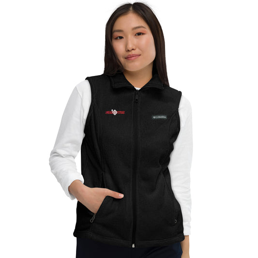 America’s Future Women’s Columbia Fleece Vest | Warm, Lightweight, Patriotic Outerwear