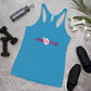 America's Future Women’s Racerback Tank | Patriotic & Conservative Workout Shirt